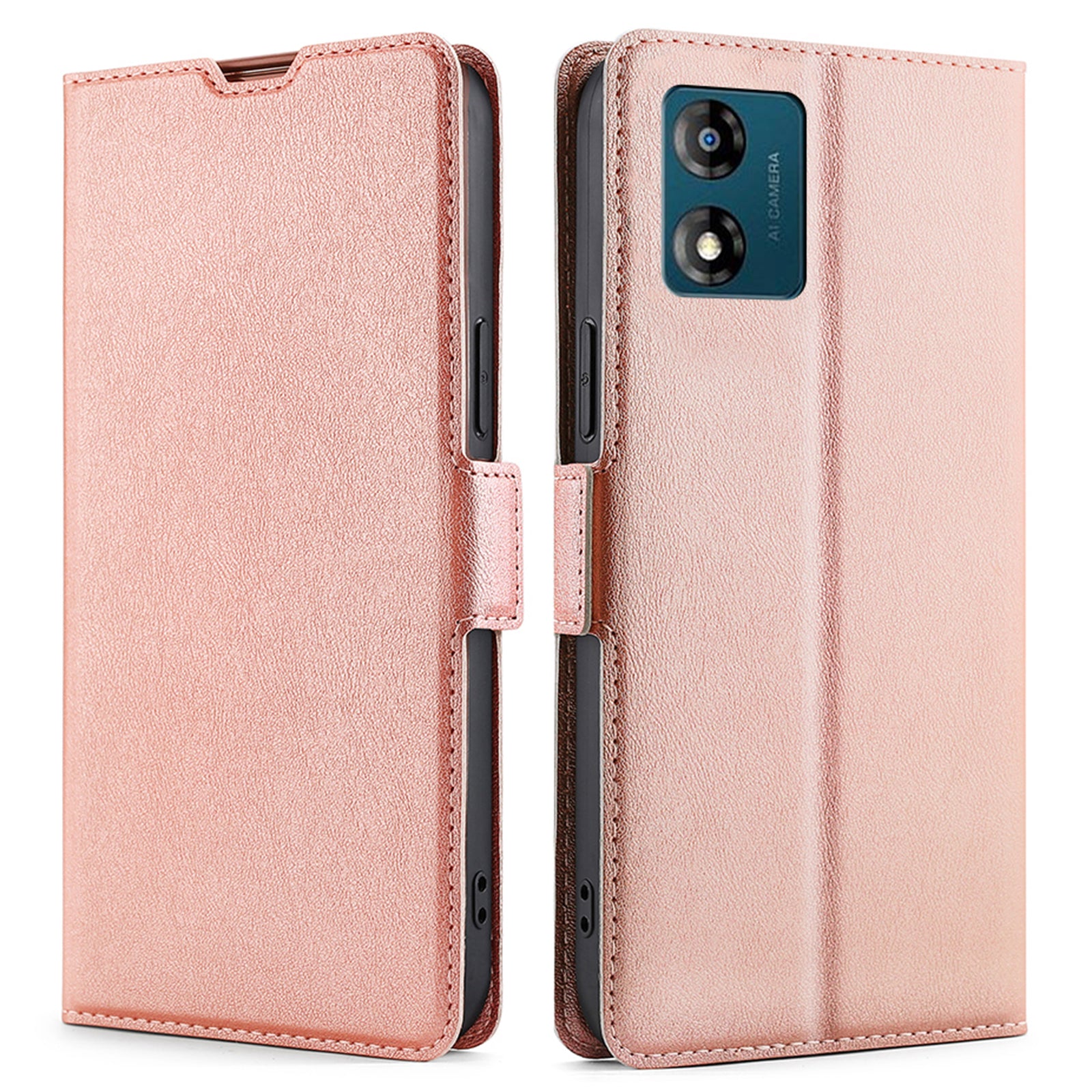Stand Cell Phone Case for Motorola Moto E13 4G PU Leather Card Holder Protective Phone Cover Stand Cell Phone Case for Motorola Moto E13 4G PU Leather Card Holder Protective Phone Cover